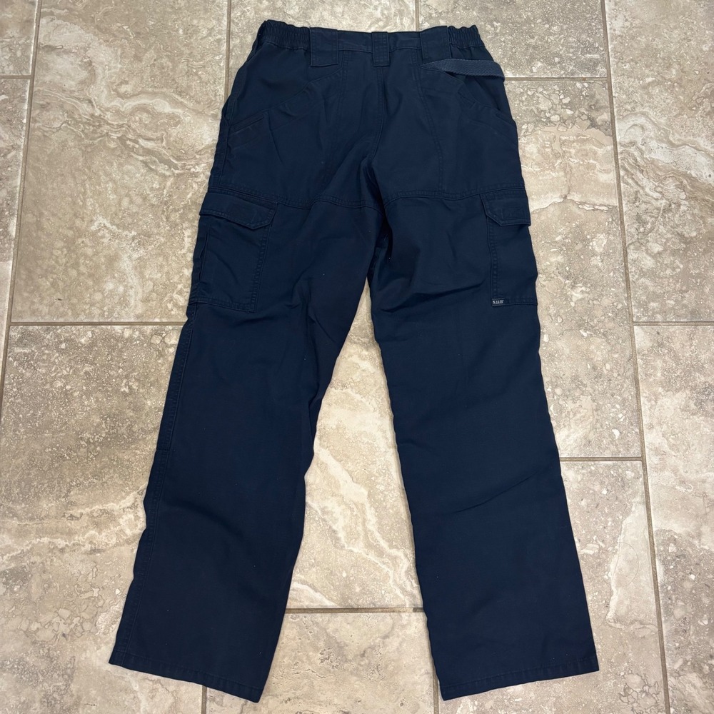 5.11 Tactical Series Womens Navy Blue Ripstop Cargo Pants Size 6 Regular TAC-143 - Picture 3 of 14